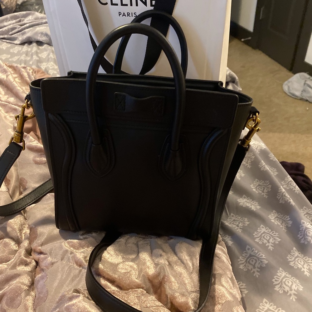 Celine bag Nano luggage smooth calfskin - Picture 9 of 11